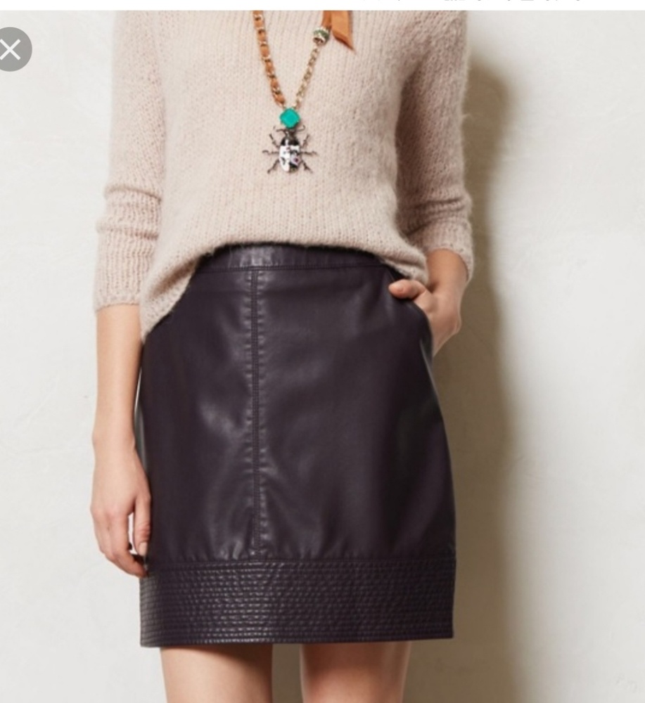 Anthropologie Vanessa Virginia Purple Skirt